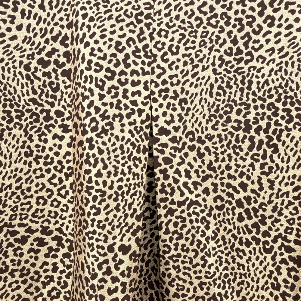 Ghospell Leopard Print Bow Detail Mini Dress M+ US8 Textured Animal Print DRG891 - Picture 8 of 12